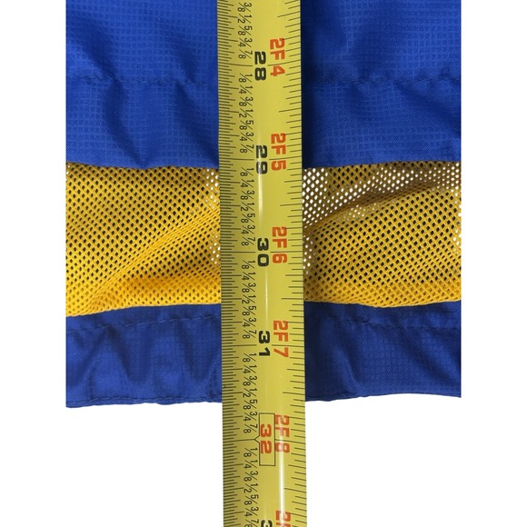 Vintage Starter Windbreaker Jacket Blue Gold Size XL Great Condition 90s Retro - Picture 7 of 7